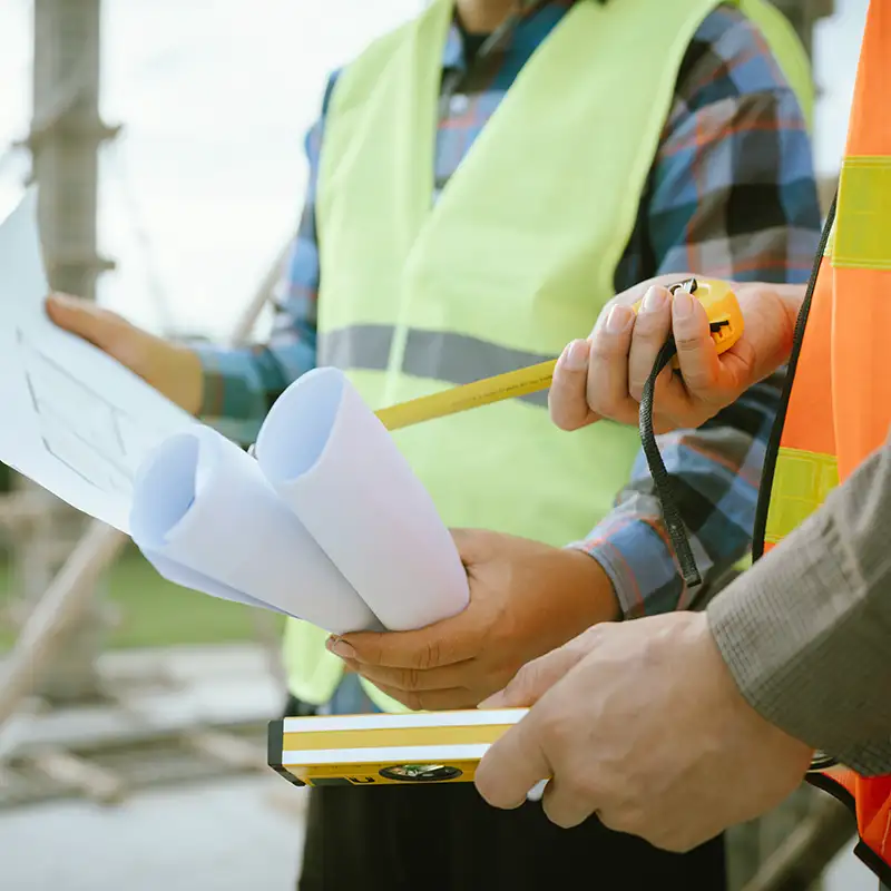 Planung Artenschutzmaßnahme vor Ort auf der Baustelle